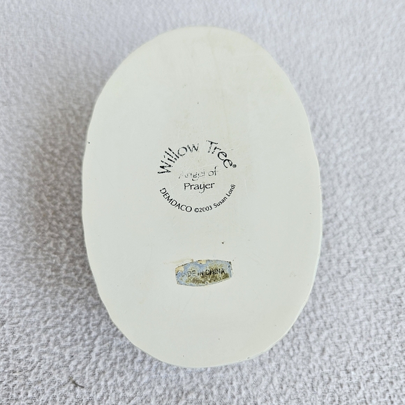 Willow Tree Angel Of Prayer Gift Trinket Box 2003 Susan Lordi Demdaco 4" - Picture 7 of 9